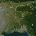 Ganges-Brahmaputra-Meghna-Delta Satellitenbild 16.3.2012 Lizenz: Public domain