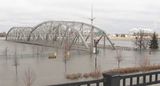 Hochwasser in North Dakota Hochwasser am Red River 13. April 2011 Lizenz: public domain