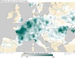 Hochwasser in Frankreich Niederschlag 29. Mai bis 2. Juni 2016 Lizenz: CC BY-SA