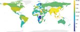 Gefährdete Bevölkerung nach Staaten bis 2050 Lizenz: CC BY