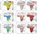Aufeinanderfolgende Extreme für den Referenzzeitraum 1981–2010 und die Änderung in 2070–2099 für das RCP2.6- und RCP8.5-Szenario im Vergleich zu 1981–2010. Lizenz: CC BY